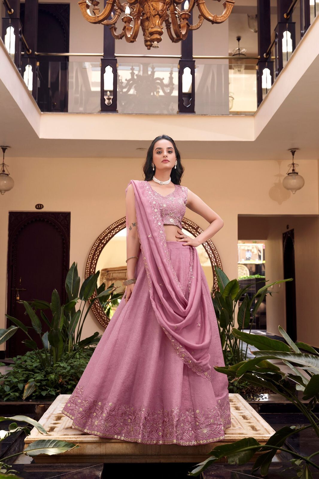 Readymade Lehenga Pakistani Lengha Choli Indian Wedding Party Bridal Mehendi New