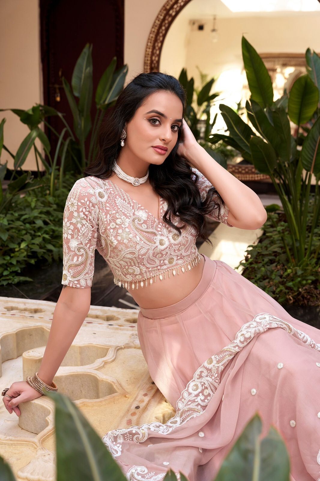 Readymade Lehenga Pakistani Lengha Choli Indian Wedding Party Bridal Mehendi New