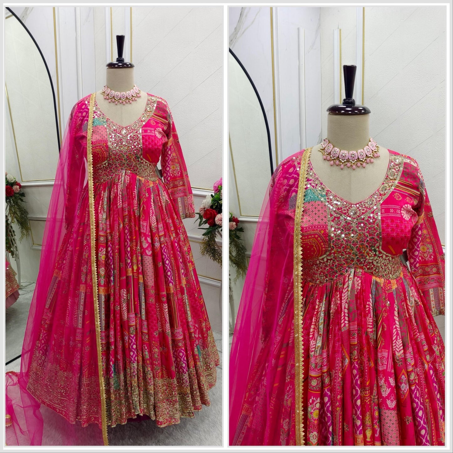 Anarkali Party Wear Indian Dress Designer Bollywood Pakistani Wedding Anarkali