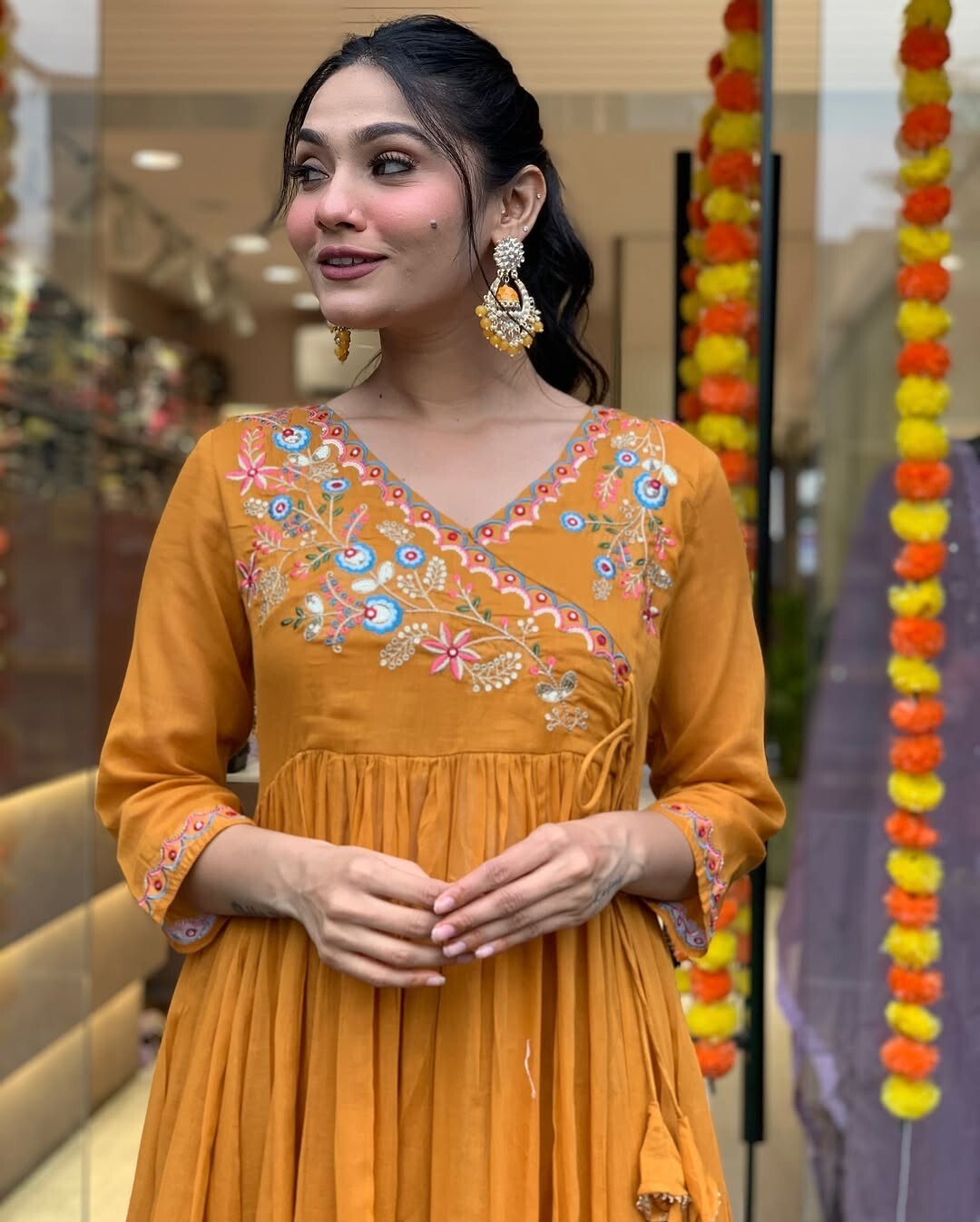 Gown Anarkali Dress Bollywood Pakistani Indian Wedding Suit Shalwar kameez Party