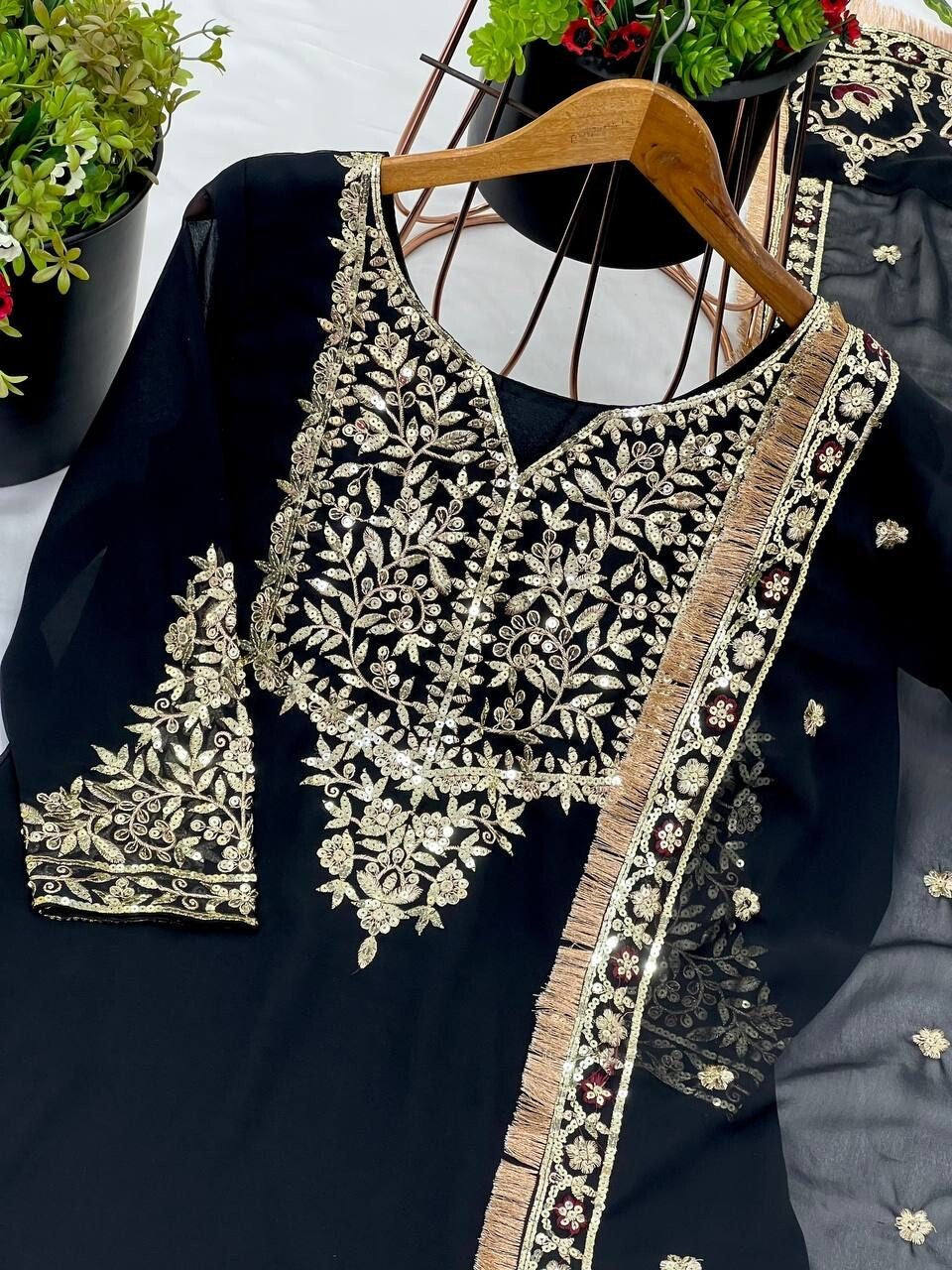 Faux Georgette Sharara Suit,
Embroidery Sequence Sharara,
Sharara Set for Weddings,
Full Sleeve Kurti Sharara,
5mm Sequence Work Suit,
Party Wear Sharara Dress,
Georgette Sharara Set for Women,
Heavy Embroidered Suit,
Sharara with Lace Dupatta,
Micro Cotton Lined Suit,
Fully Stitched Sharara Set,
Sharara Kurti Dupatta Set,
Bridal Sharara Outfit,
Wedding Guest Ethnic Wear,
Designer Sharara Plazzo Set,
Heavy Work Georgette Suit,
Luxury Indian Party Wear,
Festival Wear Sharara Suit,
Elegant Sharara Set for Wom
