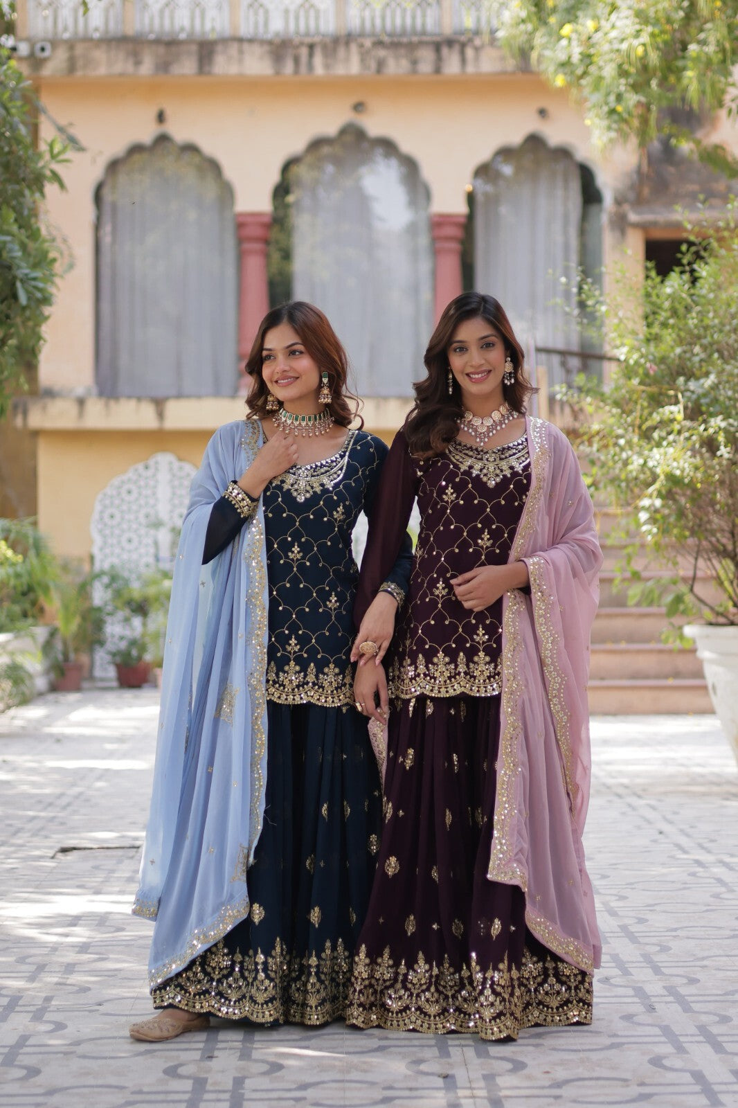 Faux Blooming Suit Set,
Sequins Embroidered Kurti,
Designer Pan Neck Kurti,
Cut Work Dupatta Dress,
Full Sleeve Kurti Set,
Party Wear Plazzo Suit,
Cotton Lined Ethnic Set,
3 Piece Kurti Plazzo Dupatta,
Ready to Wear Suit Set,
Festive Wear Kurti Set,
Wedding Guest Outfit,
Indian Ethnic Wear for Women,
Stylish Plazzo Suit Set,
Embroidered Dupatta Suit,
Standard Stitched Salwar Suit