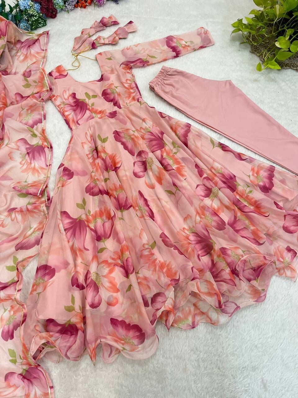 New Designer Indian Salwar Dress Wedding Kameez Anarkali Pakistani eid Gown