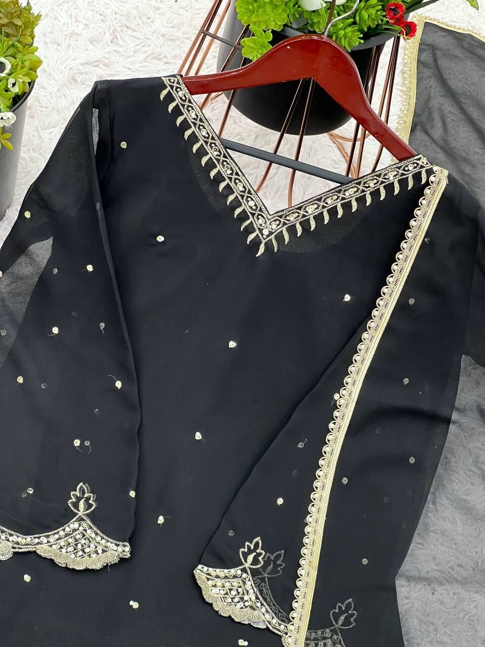 Indian Salwar Kameez Pakistani Wedding Party Dress Wear Bollywood Suit Palazzo