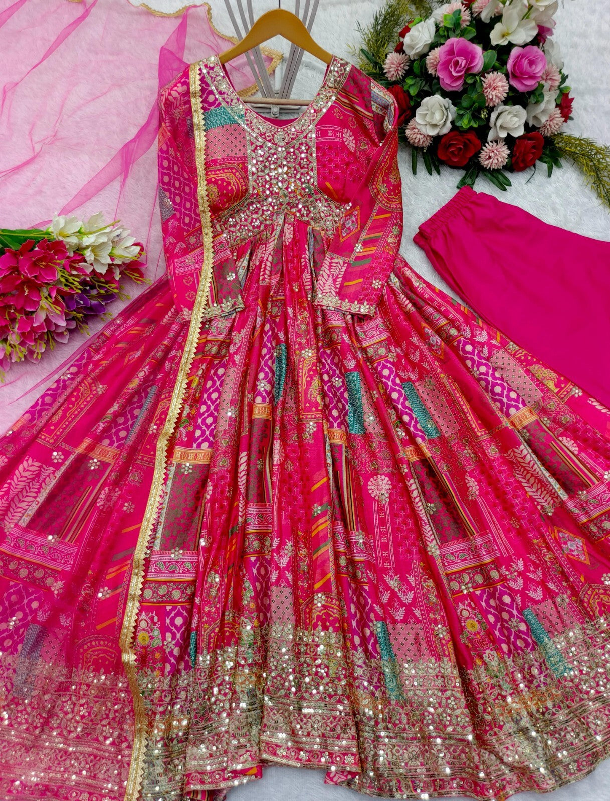 Anarkali Party Wear Indian Dress Designer Bollywood Pakistani Wedding Anarkali
