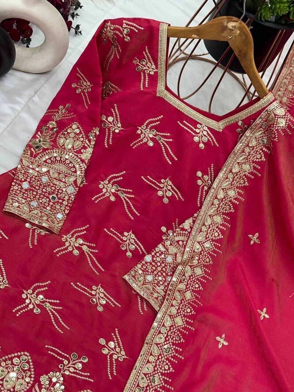 Faux Georgette Sharara Set,
Embroidered Sharara Suit,
5mm Sequence Work Outfit,
Moti Work Sharara Dress,
Heavy Embroidery Kurti Set,
Designer Sharara Suit for Women,
Party Wear Indian Outfit,
Wedding Sharara Dress,
Fully Stitched Sharara Suit,
Sharara with Lace Dupatta,
Micro Cotton Lined Suit,
Ethnic Wear for Festive Occasions,
Full Sleeve Sharara Kurti,
Ready to Wear Pakistani Dress,
Heavy Georgette Dupatta Set,