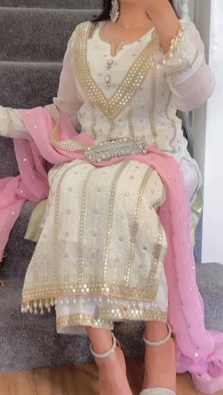 Pink Gown, pink Anarkali, Anarkali Suit, White Anarkali Gown Set, Chinon Silk Dupatta Dress, Bollywood Style Wedding Gown, Indian Wedding Gown Set, Pakistani Eid Outfit for Women, Embroidered Gown with Pants, Ready to Wear Ethnic Dress, Anarkali Gown with Sequence Work, 3 Piece Wedding Dress Set, Heavy Micro Cotton Inner Gown, Scoop Neck Anarkali Suit, Stylish Party Wear Gown Set, Traditional Indian Outfit for Women, Festive Wear Ethnic Gown, Full Stitched Gown Set,