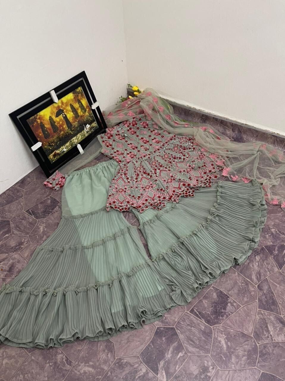 Embroidered Sharara Dress
Soft Net Dupatta Suit
Full Flare Sharara Plazzo
Party Wear Sharara Set
Wedding Sharara Dress
Criz Fabric Sharara Suit
Micro Cotton Lined Suit
Stylish Ruffle Suit for Women
Designer Sharara Outfit