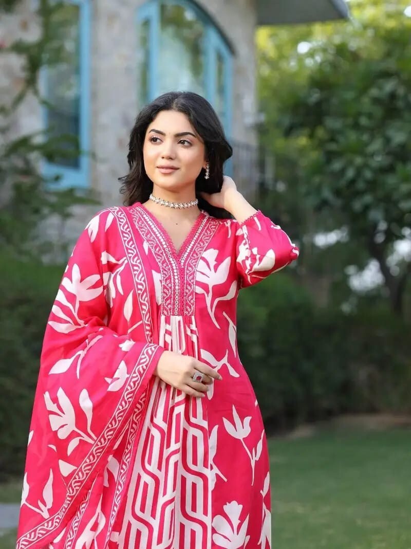 anarkali kurta set,cotton anarkali suit,printed anarkali kurti,traditional kurti set,flared kurta design,ethnic cotton suit,sanganeri print dress,women's festive kurta,cotton kurta pant set,anarkali kurti with dupatta,3 piece kurti set,block print kurta set,indian ethnic wear,hand block printed kurti,pure cotton anarkali,jaipuri print kurti,embroidery anarkali suit,anarkali kurta with 3/4 sleeves,stylish ethnic set,casual ethnic outfit,sanganeri print ethnic wear,summer special kurti,set with dupatta and pa