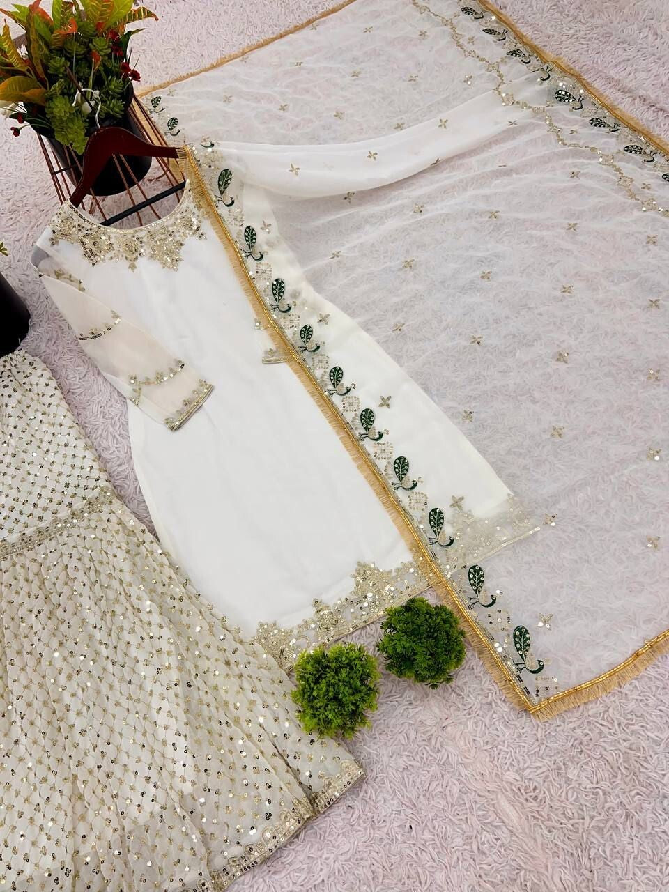 Faux Georgette Sharara Set,
Embroidered Sharara Suit,
Heavy Sequence Work Dress,
Party Wear Sharara Set,
Wedding Sharara Outfit,
Sharara Suit for Women,
Full Flair Palazzo Suit,
Georgette Dupatta Suit,
Designer Sharara Kurti Set,
Indian Ethnic Wear,
Fully Stitched Sharara Dress,
Bollywood Style Sharara,
Bridal Wear Sharara Set,
Traditional Indian Outfit,
Festival Wear Sharara Suit,