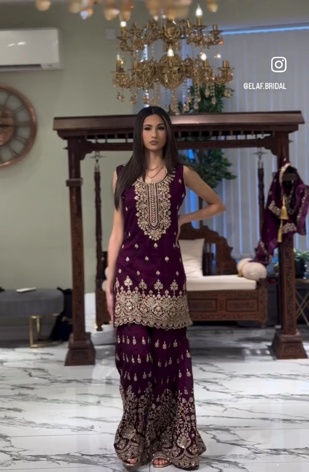 Salwar Kameez Pakistani Dress Indian Wedding Party Wear Bollywood Suit Sharara