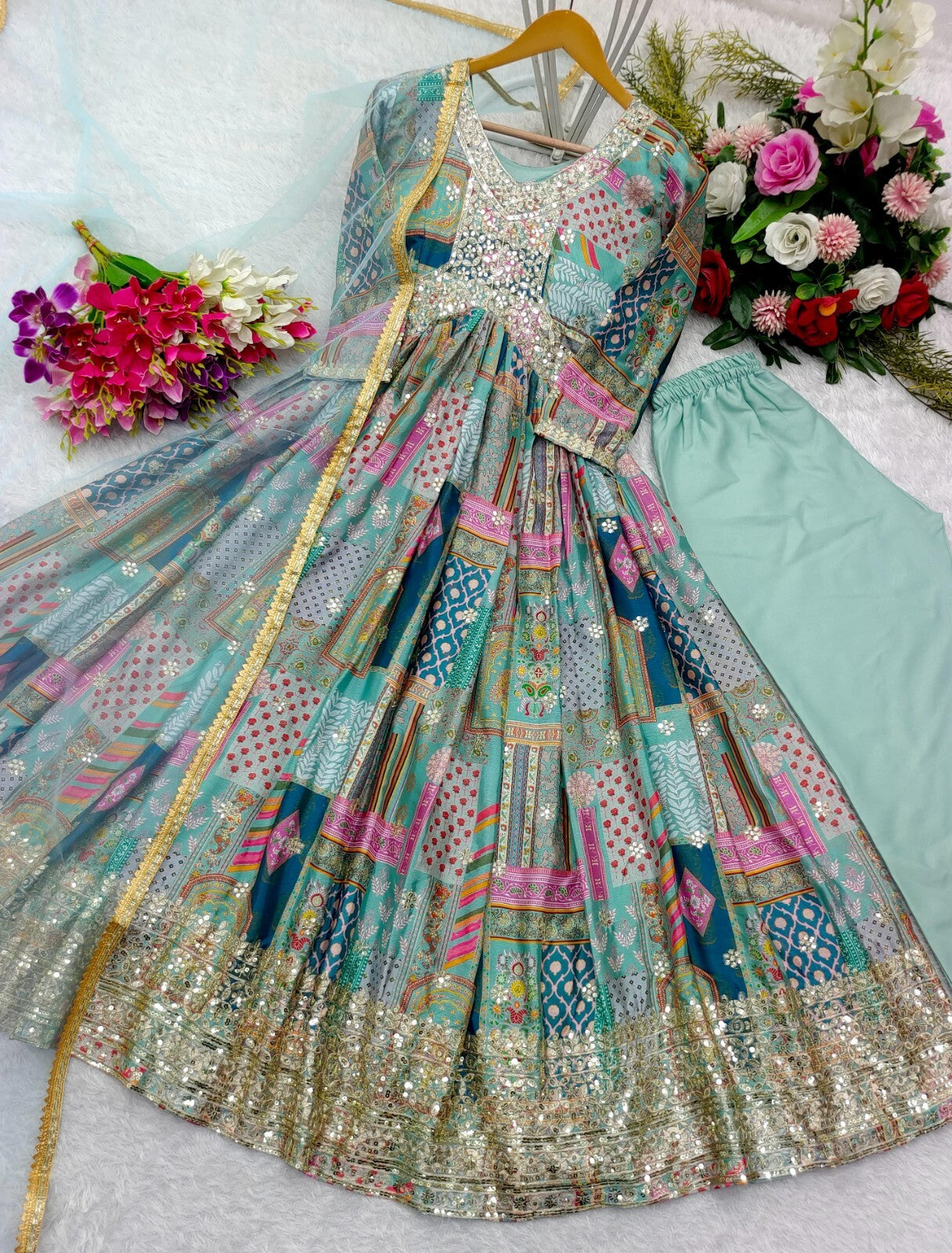 Anarkali Party Wear Indian Dress Designer Bollywood Pakistani Wedding Anarkali