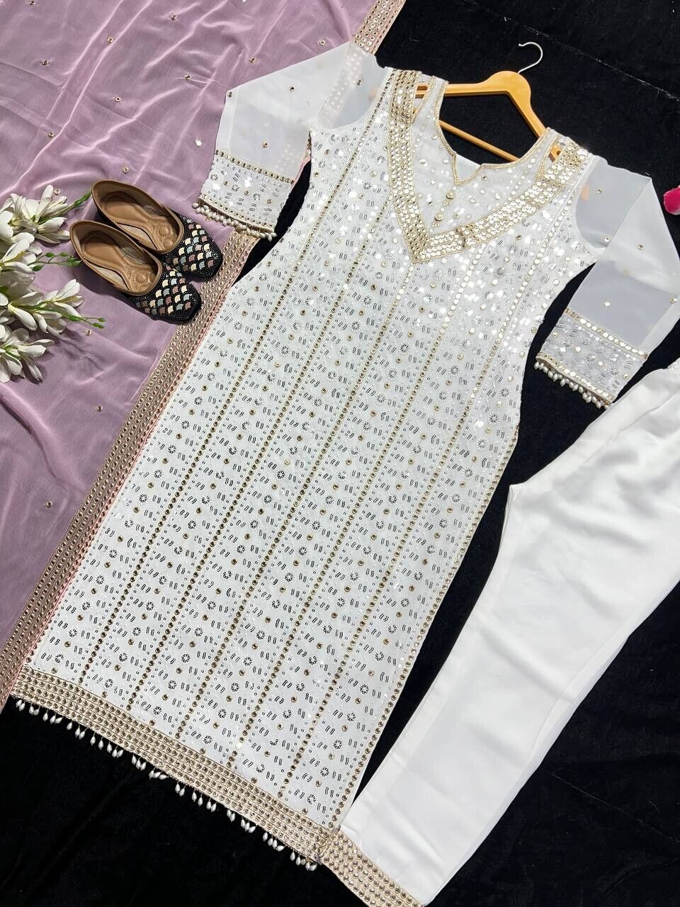 Pink Gown, pink Anarkali, Anarkali Suit, White Anarkali Gown Set, Chinon Silk Dupatta Dress, Bollywood Style Wedding Gown, Indian Wedding Gown Set, Pakistani Eid Outfit for Women, Embroidered Gown with Pants, Ready to Wear Ethnic Dress, Anarkali Gown with Sequence Work, 3 Piece Wedding Dress Set, Heavy Micro Cotton Inner Gown, Scoop Neck Anarkali Suit, Stylish Party Wear Gown Set, Traditional Indian Outfit for Women, Festive Wear Ethnic Gown, Full Stitched Gown Set,