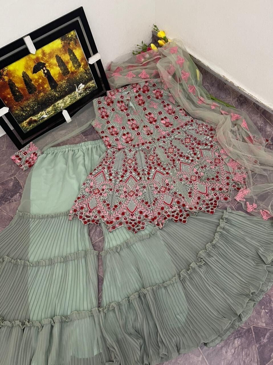 Embroidered Sharara Dress
Soft Net Dupatta Suit
Full Flare Sharara Plazzo
Party Wear Sharara Set
Wedding Sharara Dress
Criz Fabric Sharara Suit
Micro Cotton Lined Suit
Stylish Ruffle Suit for Women
Designer Sharara Outfit