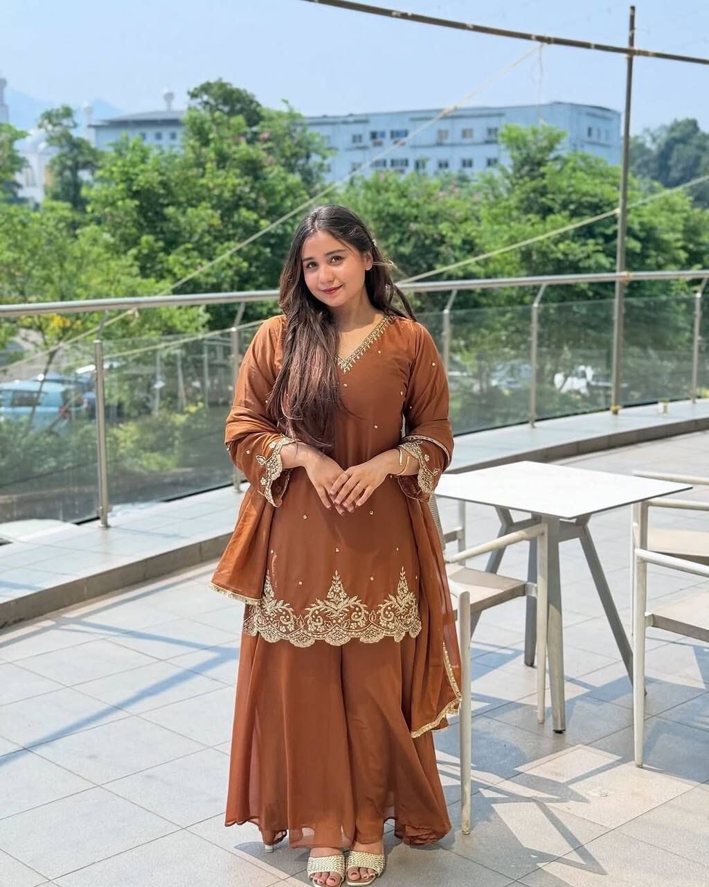 Indian Salwar Kameez Pakistani Wedding Party Dress Wear Bollywood Suit Palazzo