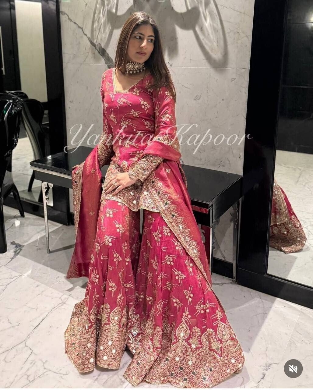 Indian Bollywood Salwar Kameez Party Pakistani Dress suit Designer Wedding Wear