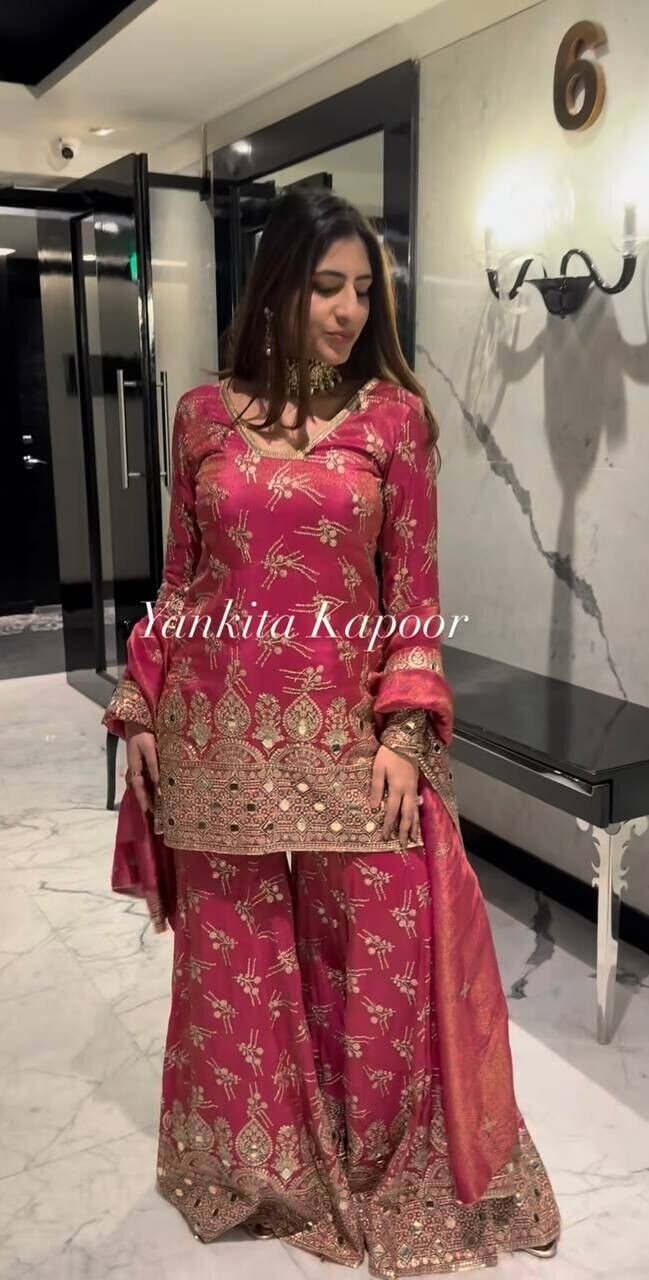 Indian Bollywood Salwar Kameez Party Pakistani Dress suit Designer Wedding Wear