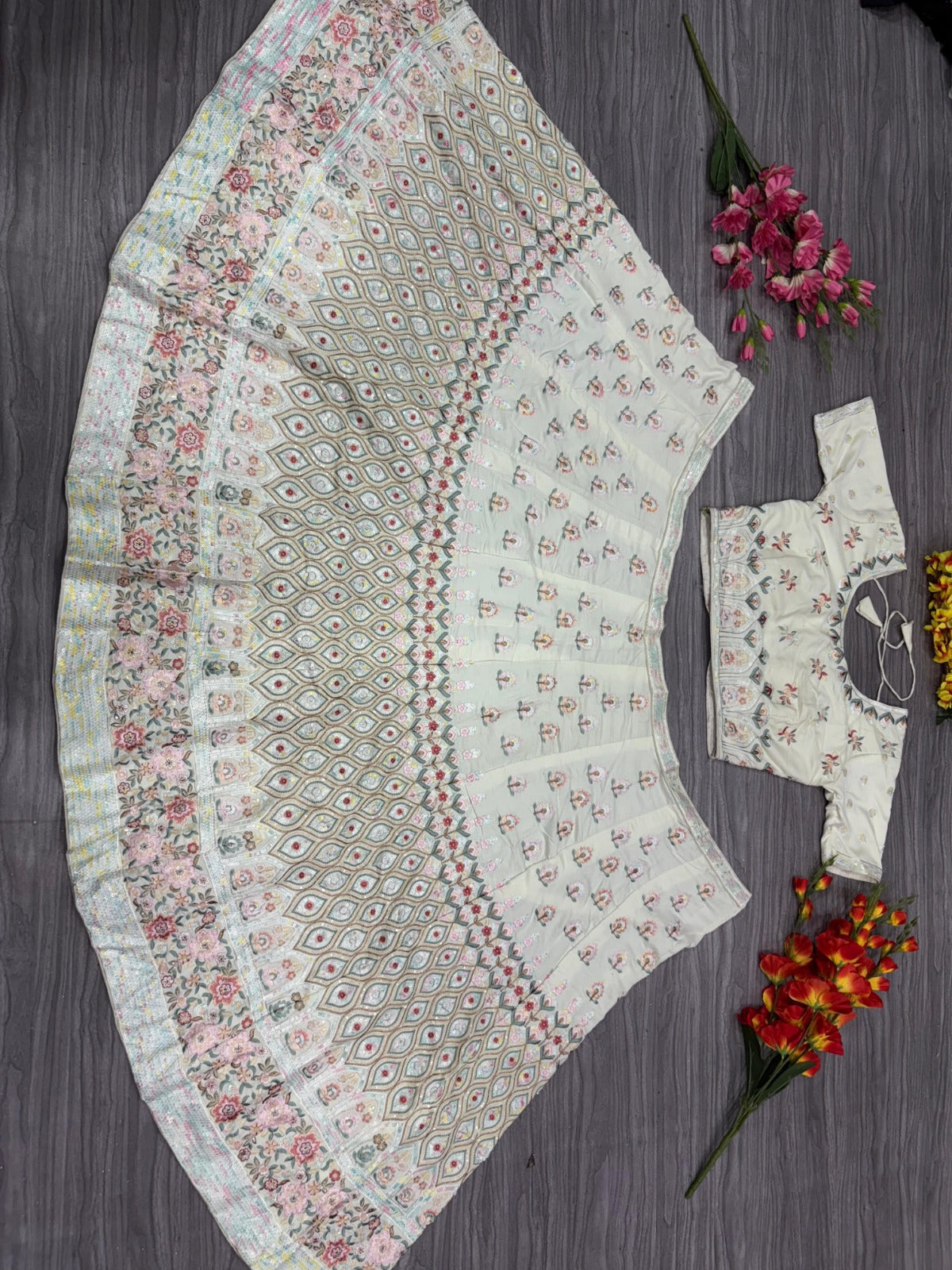 Premium Lehenga with Sequins & Net Dupatta