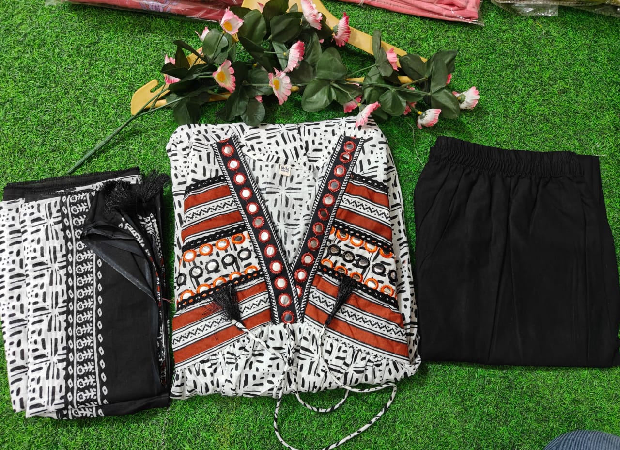 athira cotton suit,set with mirror work,thread work kurti,pure cotton kurti set,mirror work kurta,cotton salwar suit,embroidered cotton kurti,three piece cotton suit,kurta pant dupatta set,ethnic wear for women,festive kurti set,mirror embroidery kurti,traditional cotton suit,new launch ethnic wear,designer cotton suit,casual ethnic set,soft cotton kurti set,printed dupatta suit,mirror work neckline,thread embroidery sleeves,party wear cotton kurti,ready to wear kurta set,cotton suit with dupatta,handcrafte