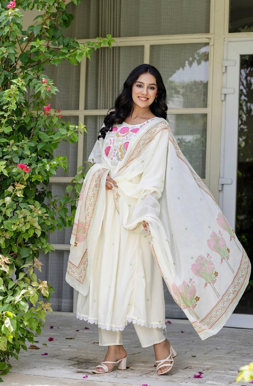 white anarkali kurti,white cotton kurti,anarkali kurta set,white kurta with dupatta,flared white kurti,white ethnic wear,women's white kurti,printed white anarkali,cotton anarkali dress,white kurti set for women,white long kurta,white indian kurti,elegant white anarkali,summer cotton kurti,white kurti pant set,traditional white kurta,white embroidered kurti,anarkali cotton suit set,soft cotton white dress,white anarkali for pooja,white anarkali for haldi,ready to wear white kurti,white festival wear kurti,w