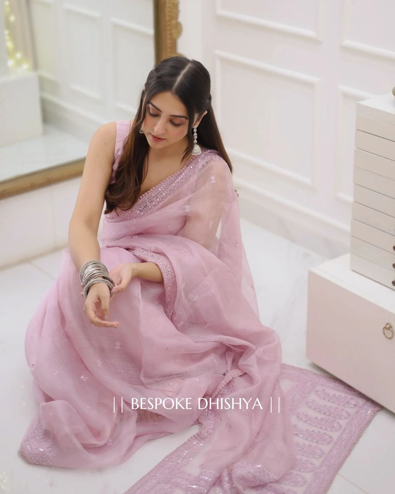 Partywear Shaded Silk Saree Premium Look with Blouse