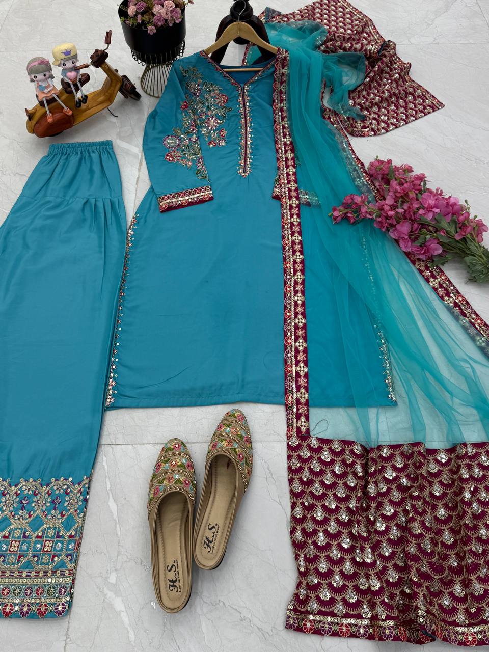 Ethnic Designer Heavy Work Salwar Kameez for Women