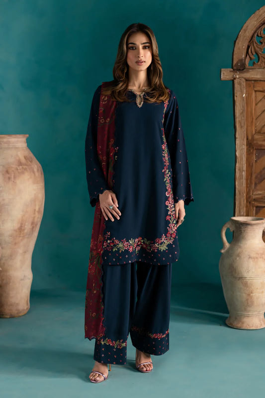 Silk Blue salwar kameez kurti set