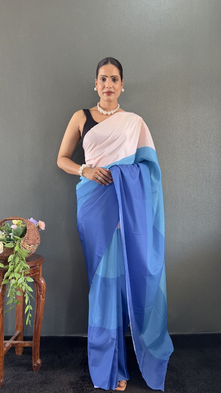 Silk Blend Saree with Ethnic detailing Ideal for haldi