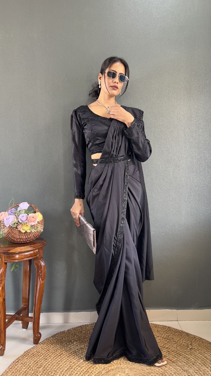 Soft Silk Saree with Blouse Graceful drape for any events