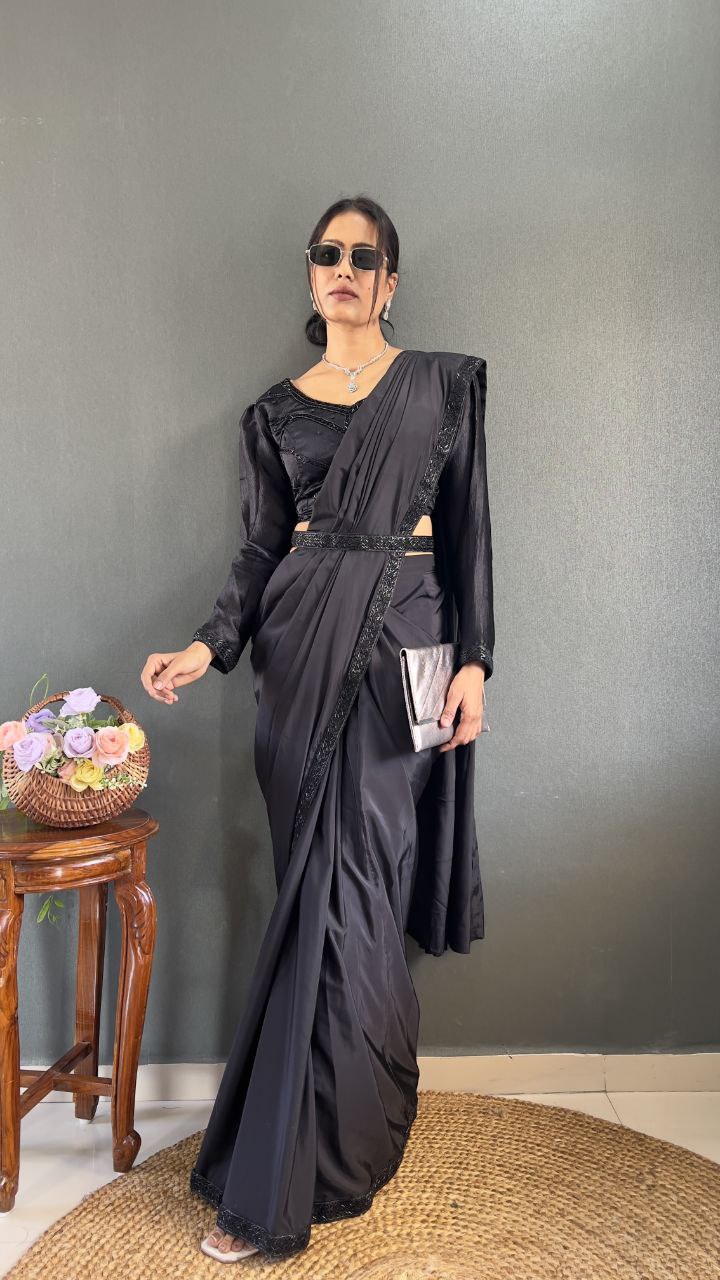 Soft Silk Saree with Blouse Graceful drape for any events