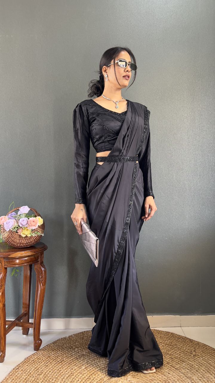 Soft Silk Saree with Blouse Graceful drape for any events