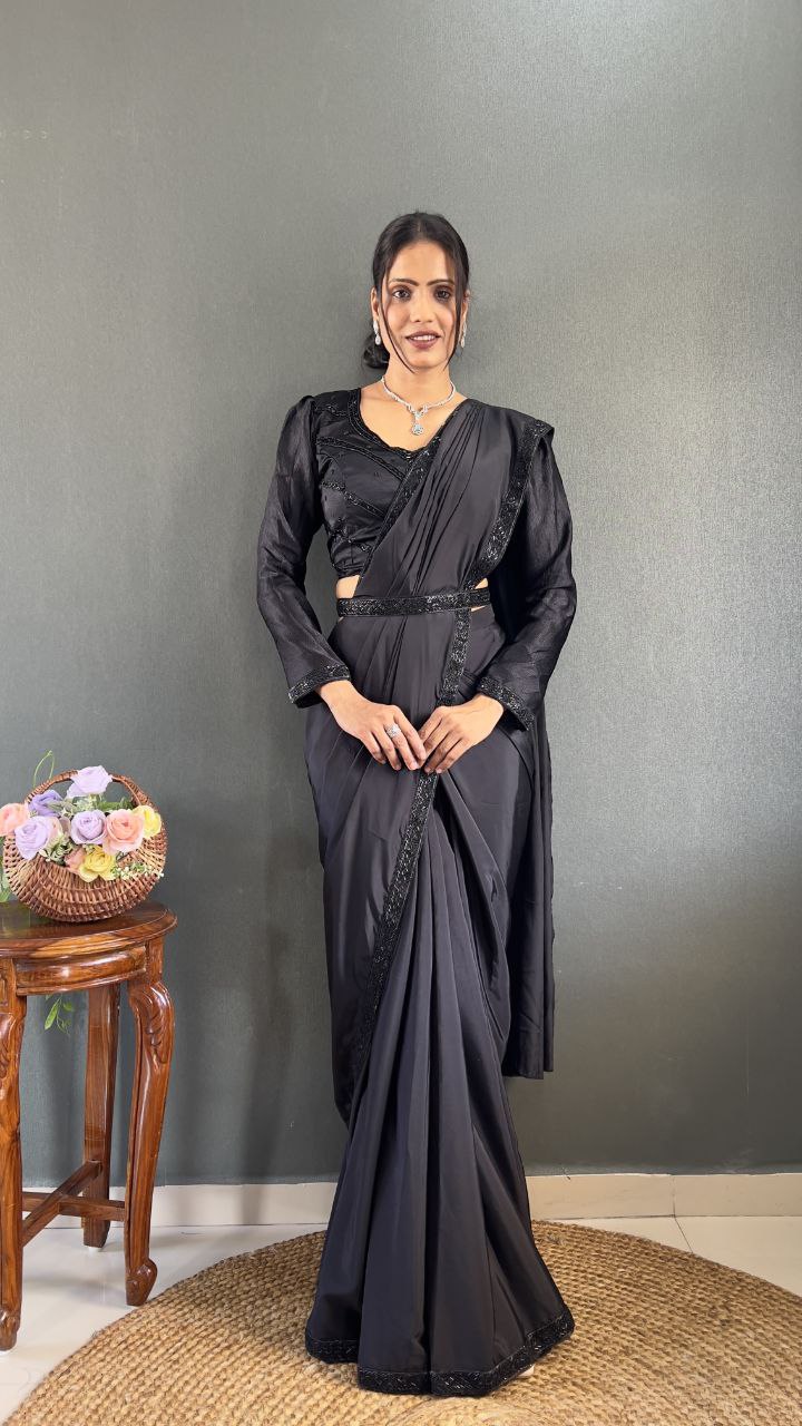 Soft Silk Saree with Blouse Graceful drape for any events