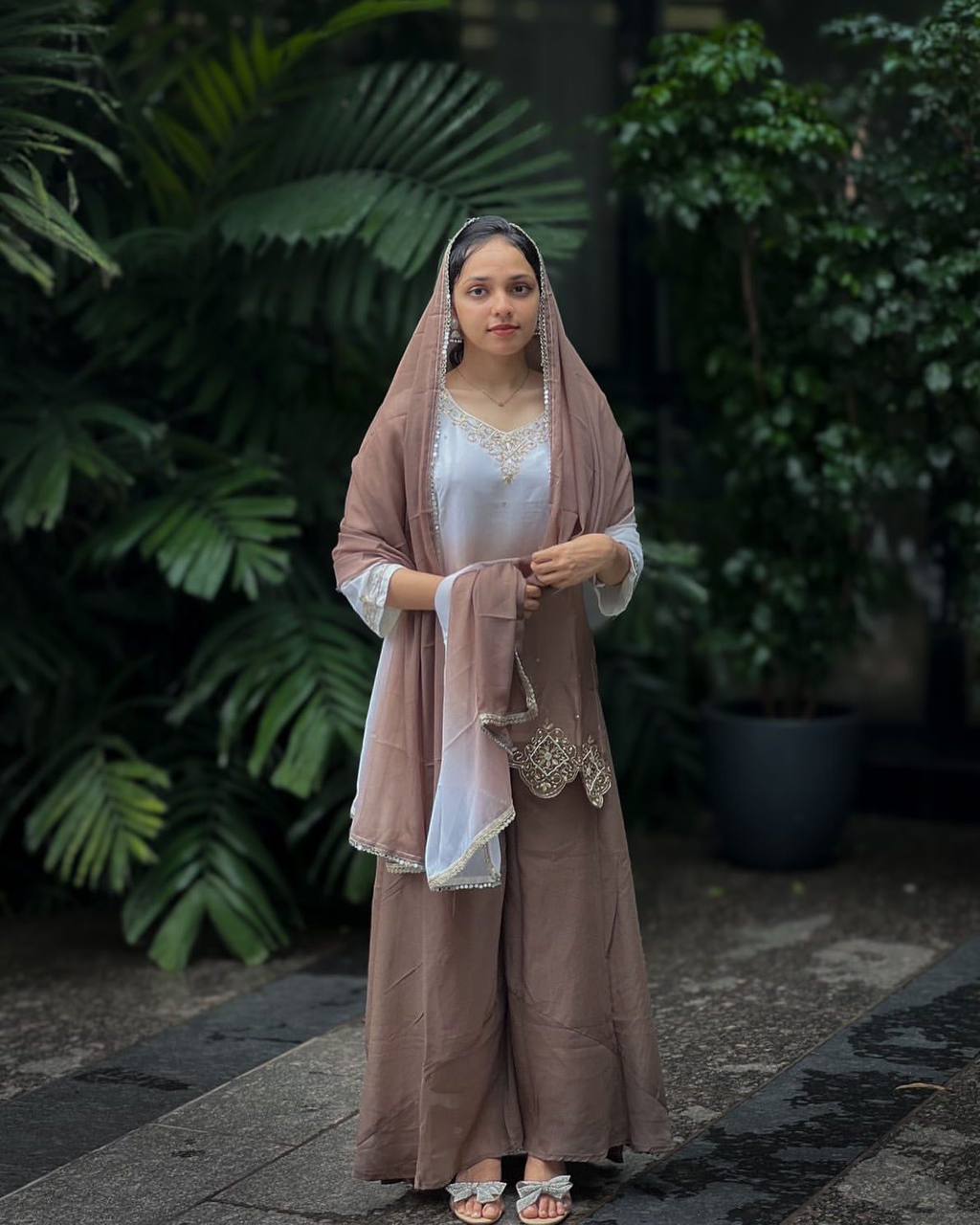Embroidered Salwar Kameez with Dupatta