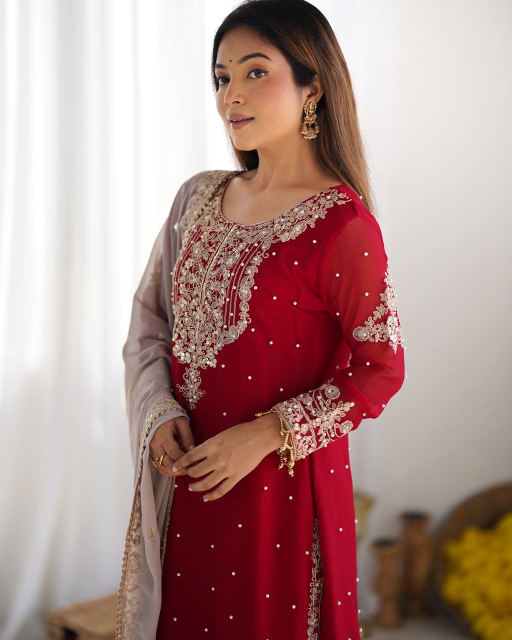 Red Sharara for wedding,
Designer Red Sharara set,
Red Sharara with dupatta,
Bridal Red Sharara dress,
Party wear Red Sharara,
Heavy embroidery Red Sharara,
Red Sharara suit for bride,
Traditional Red Sharara outfit,
Festive Red Sharara collection,
Red Sharara with mirror work,
Red Sharara with gota patti,
Red Sharara Pakistani style,
Red Sharara for haldi and mehndi,
Red Sharara with zari work,
Red Sharara online shopping,