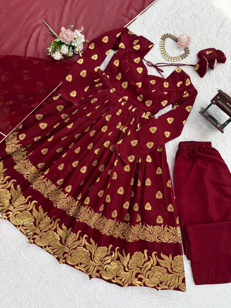 Indian Designer partywear Anarkali Suit