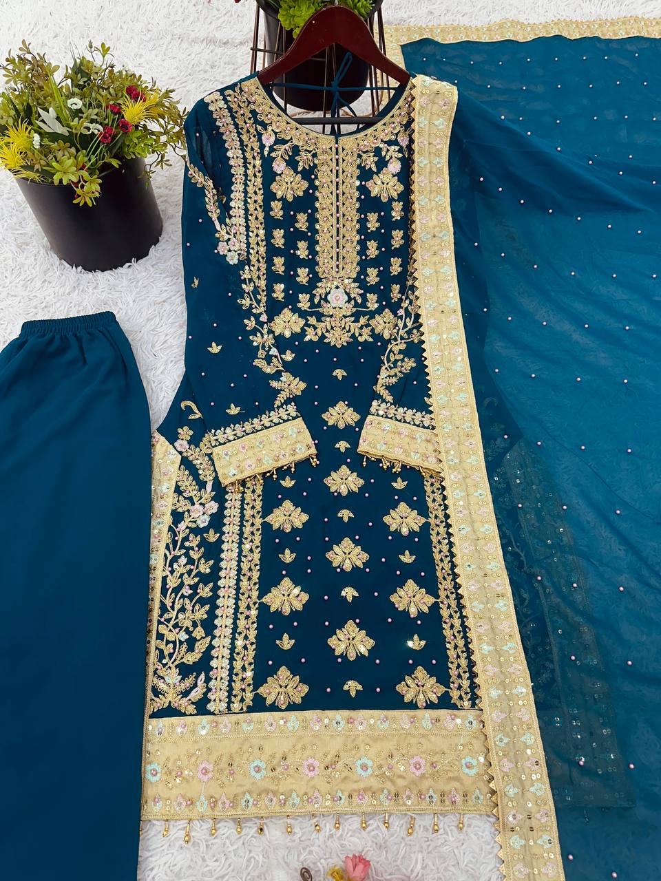 Traditional Embroidered Salwar Kameez