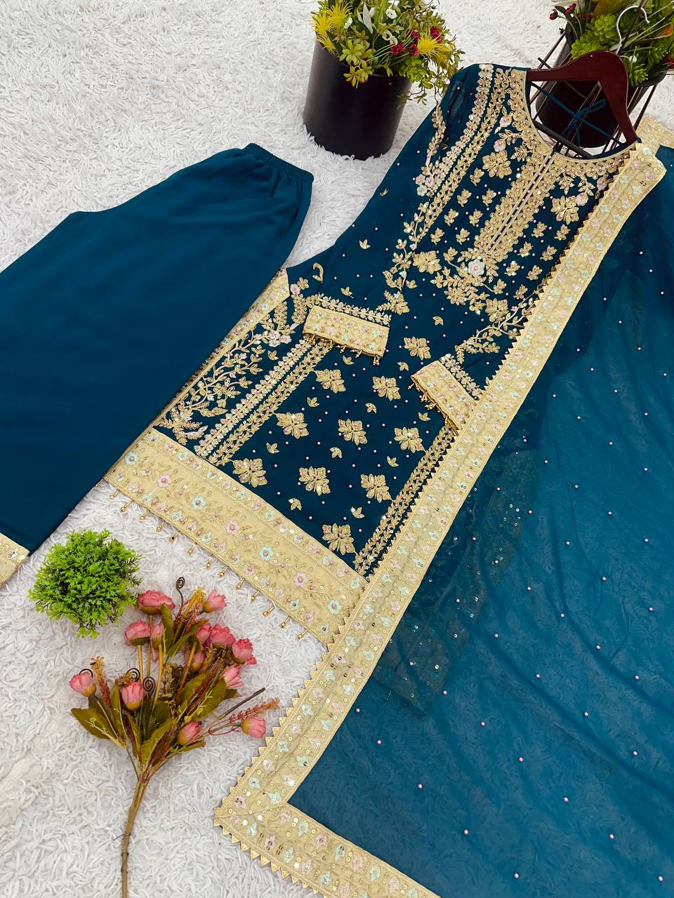 Traditional Embroidered Salwar Kameez