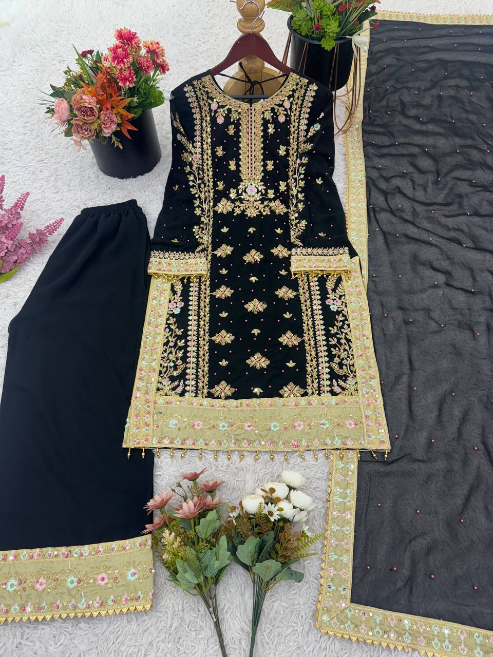 Traditional Embroidered Salwar Kameez