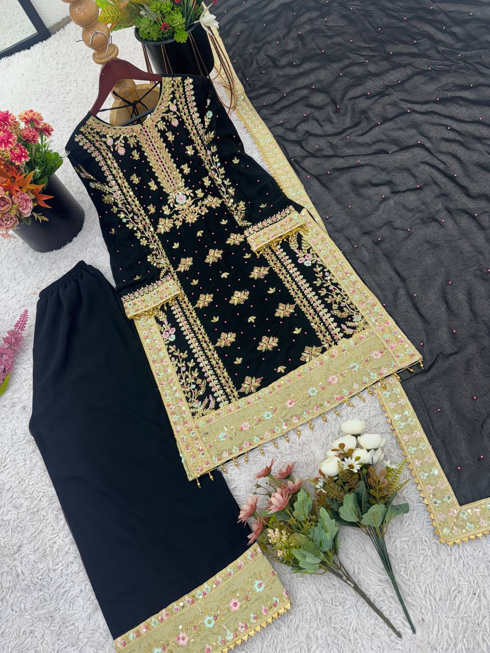 Traditional Embroidered Salwar Kameez