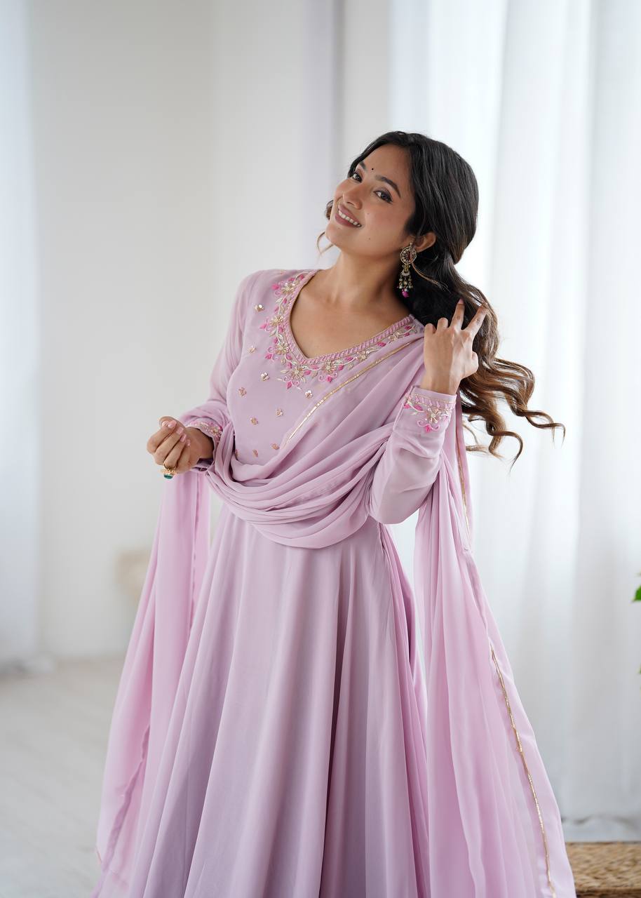 New Launch Georgette Anarkali Suit