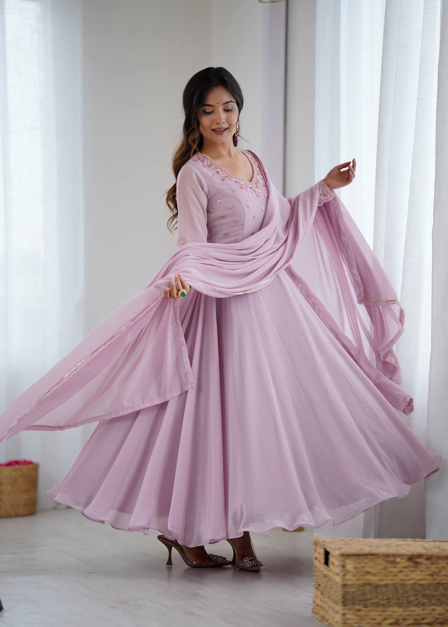 New Launch Georgette Anarkali Suit