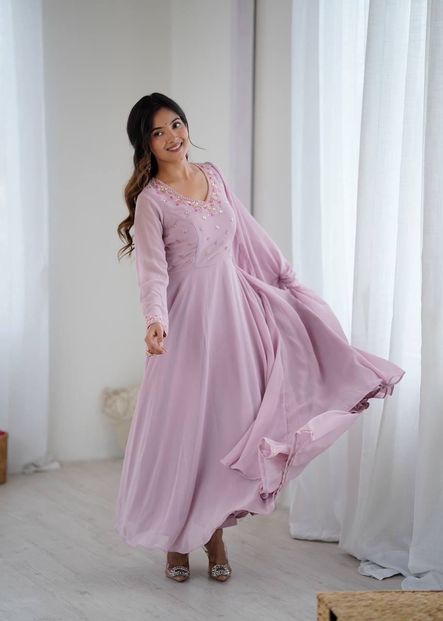 New Launch Georgette Anarkali Suit