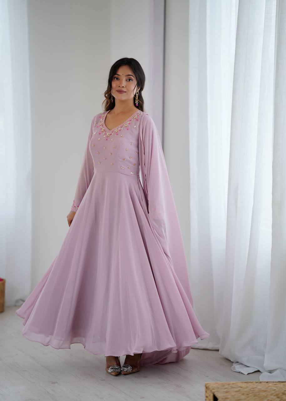 New Launch Georgette Anarkali Suit