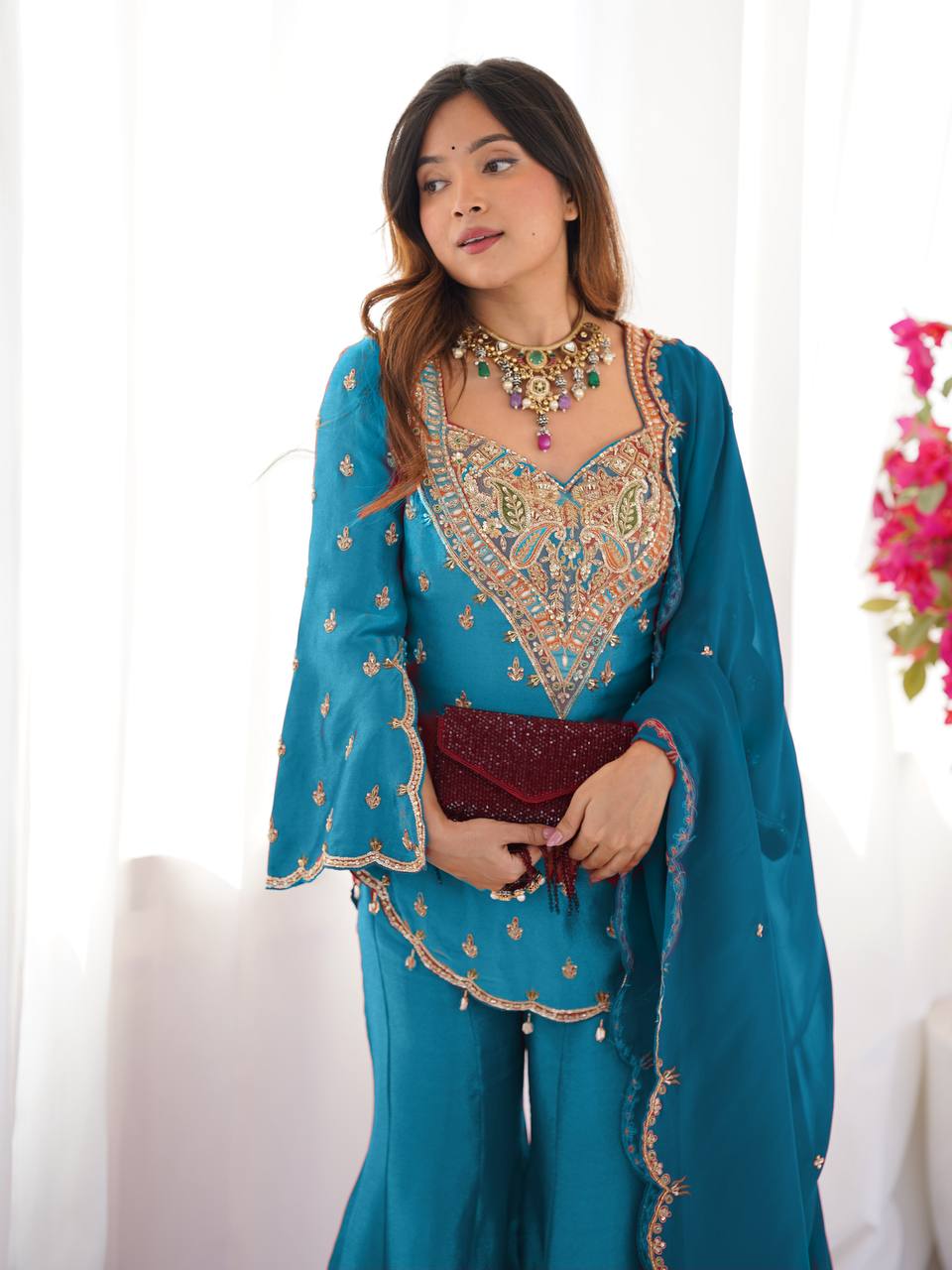 Heavy Georgette Wedding Sharara's