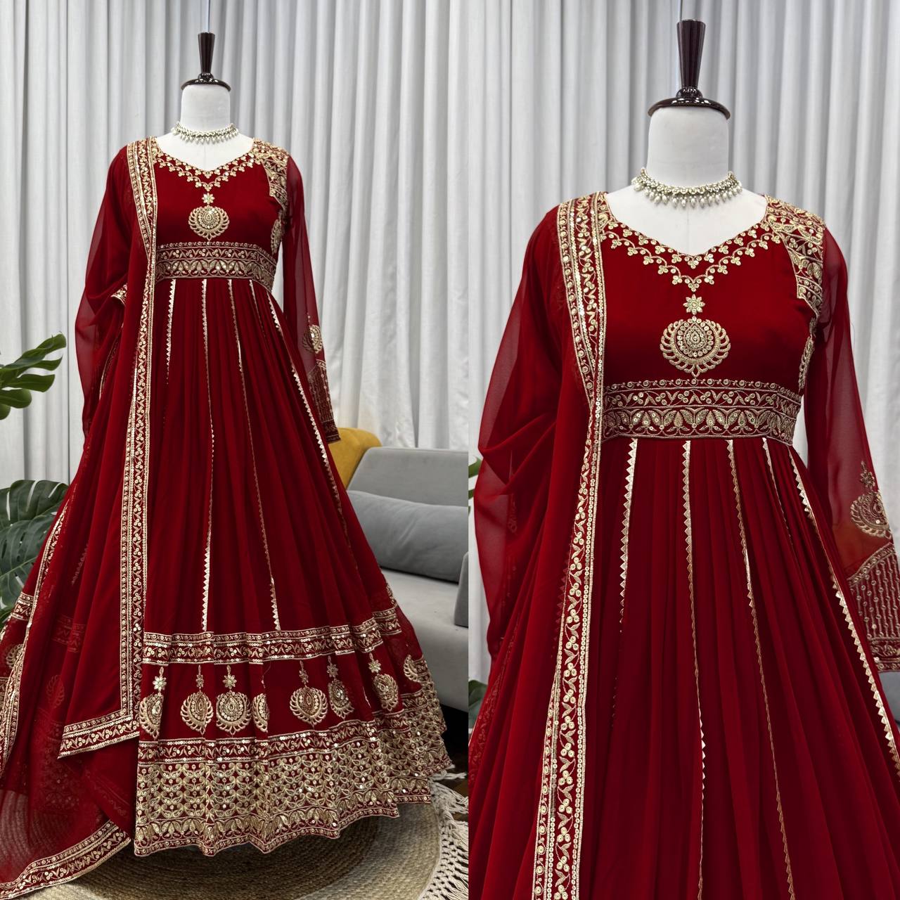 Latest designer Anarkali kurta for weddings