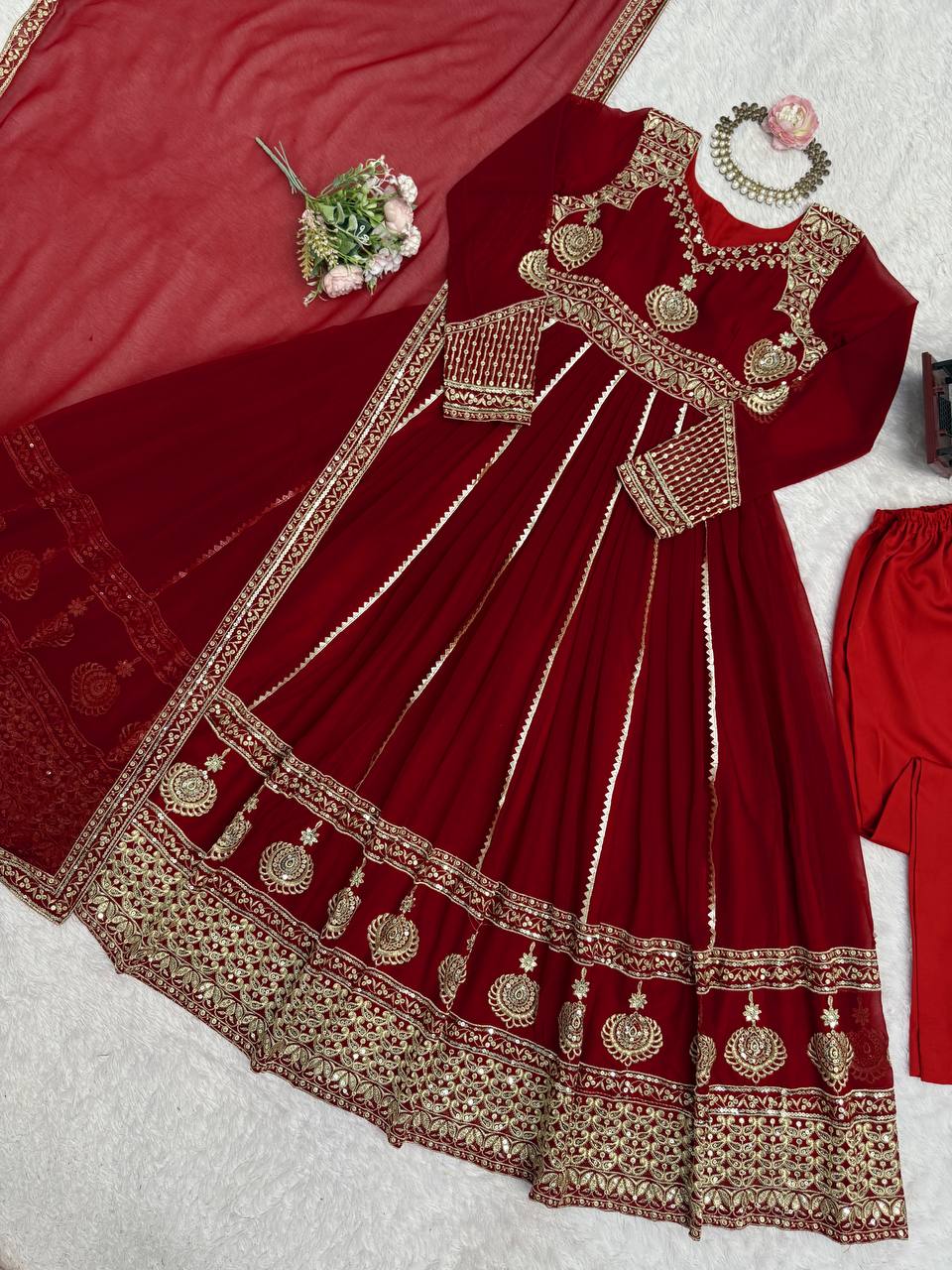 Latest designer Anarkali kurta for weddings