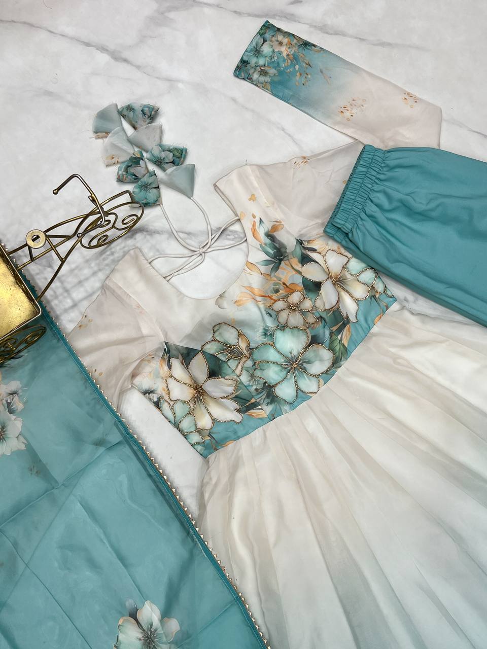 Bollywood inspired Anarkali gown for party wear