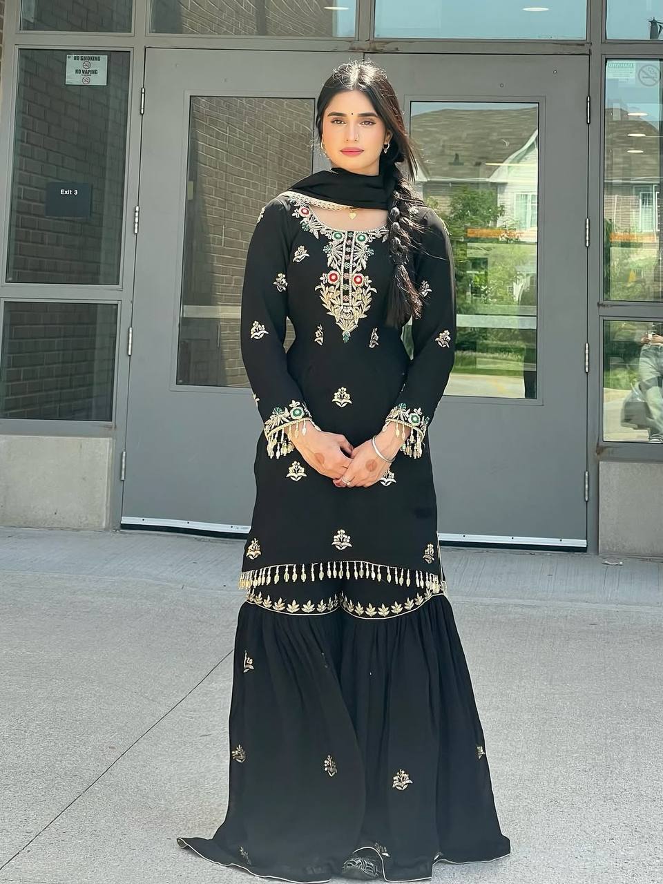 sharara kurti set,
designer sharara suit,
georgette sharara kurti,
ethnic wear for women,
party wear sharara set,
traditional indian outfit,
embroidered sharara kurti,
sharara with dupatta,
wedding wear sharara,
festive sharara suit,
heavy work sharara,
readymade sharara kurti,
latest sharara design,
sharara kurti online,
stylish sharara dress,