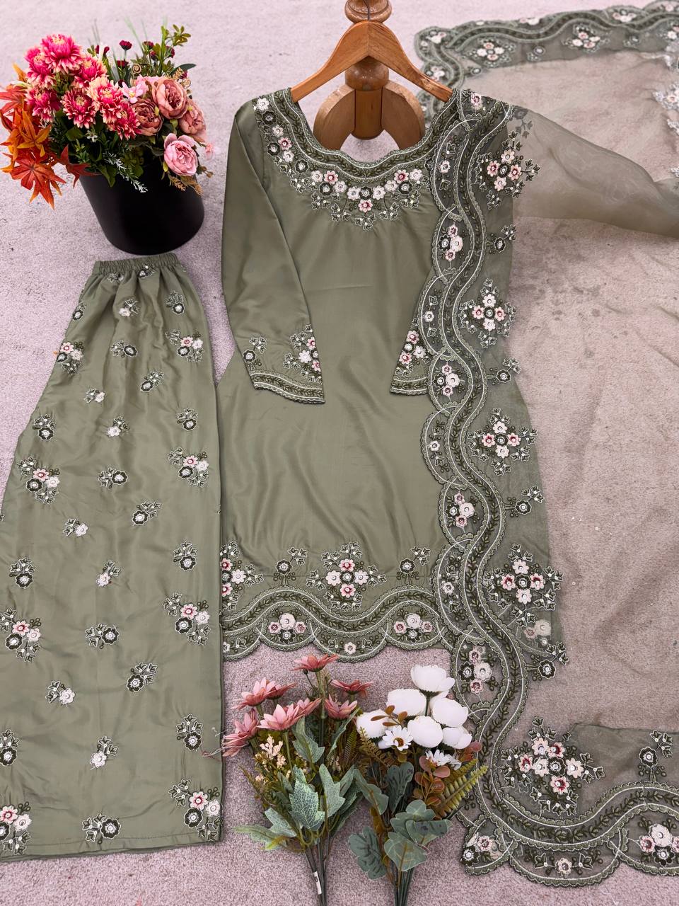 French Crepe Sharara Set, Embroidered Sharara Suit, Ready to Wear Sharara Dress, Designer Party Wear Suit, Tissue Silk Dupatta Set, Full Sleeve Kurti Set, Elegant Ethnic Wear for Women, Festive Sharara Outfit, Stylish Indian Dress 2025, Fully Stitched Suit Set, Embroidery Sequence Work Suit, Comfortable Kurti Pant Set, Traditional Wear for Ladies, Fancy Sharara Dress Design, Premium Silk Sharara Set,