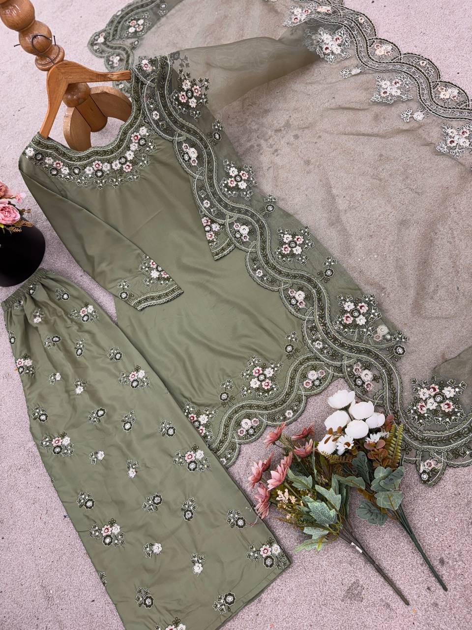 French Crepe Sharara Set, Embroidered Sharara Suit, Ready to Wear Sharara Dress, Designer Party Wear Suit, Tissue Silk Dupatta Set, Full Sleeve Kurti Set, Elegant Ethnic Wear for Women, Festive Sharara Outfit, Stylish Indian Dress 2025, Fully Stitched Suit Set, Embroidery Sequence Work Suit, Comfortable Kurti Pant Set, Traditional Wear for Ladies, Fancy Sharara Dress Design, Premium Silk Sharara Set,